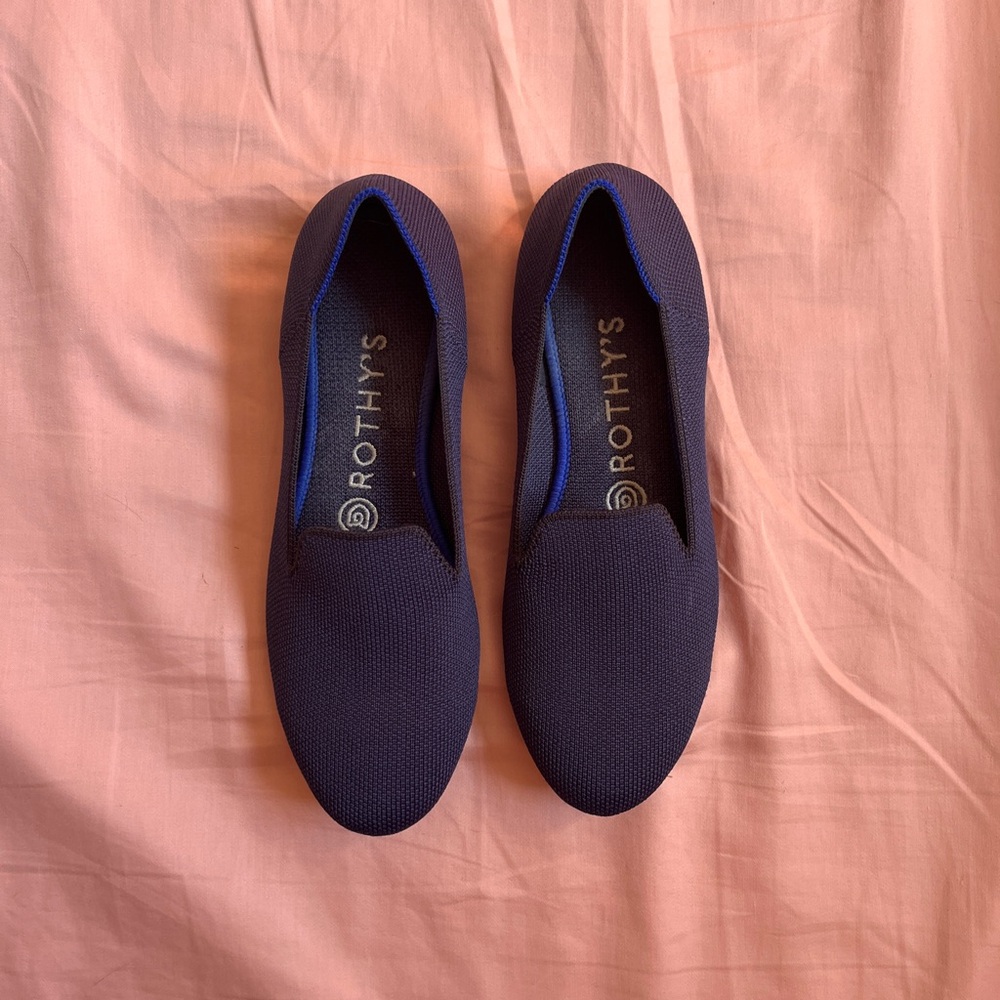 Rothy’s Lounge Loafer Women’s Size 7 Navy